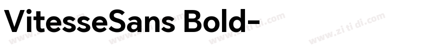 VitesseSans Bold字体转换